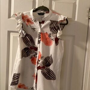 Chicme Women's Floral Ruffle blouse